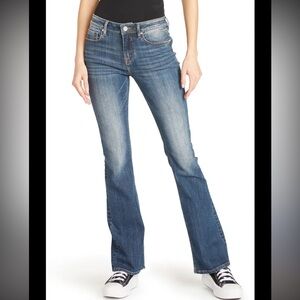 Vigoss Jagger Bootcut Dark  Blue Flare Jeans size 24 NWOT